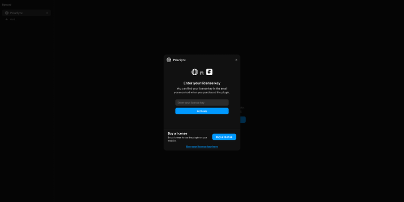 PolarSync first step